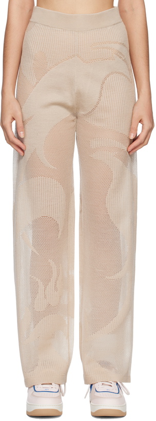 Photo: Feng Chen Wang Beige Phoenix Trousers