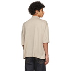 Jil Sander Beige Mock Neck Sweater T-Shirt