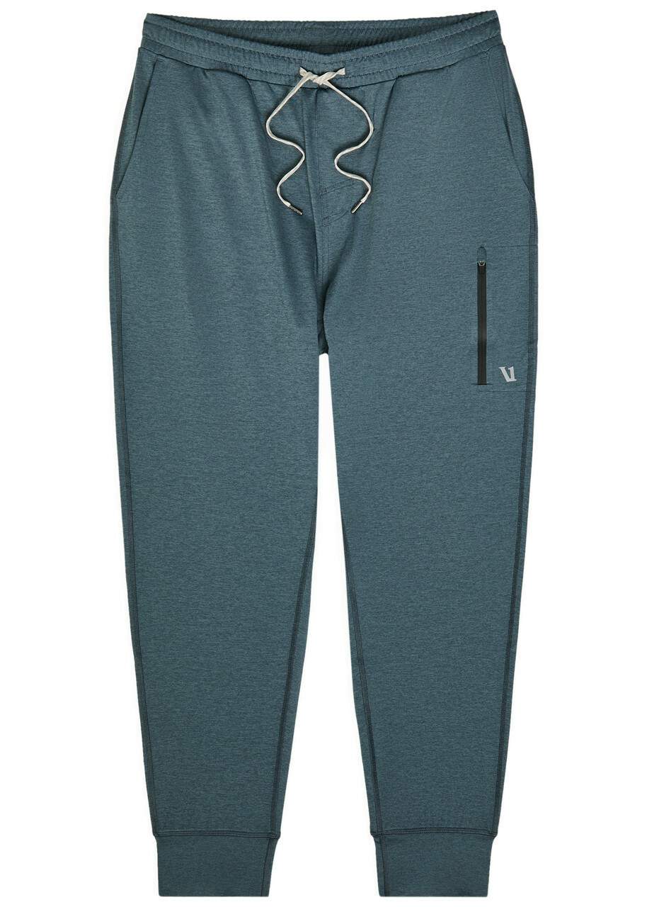 Vuori Sunday Performance 28 Stretch-jersey Sweatpants Blue