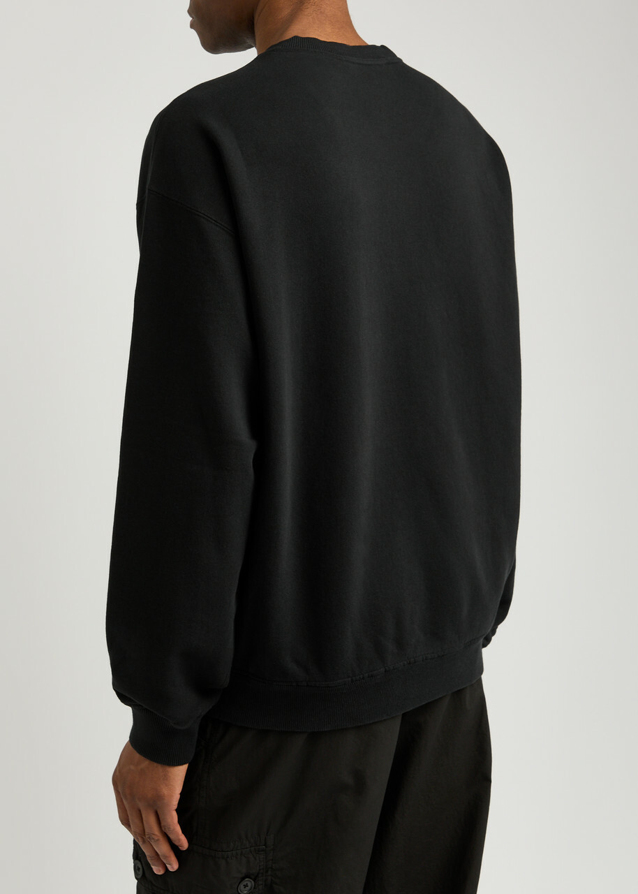 Dolce & Gabbana Logo-print Cotton Sweatshirt Black