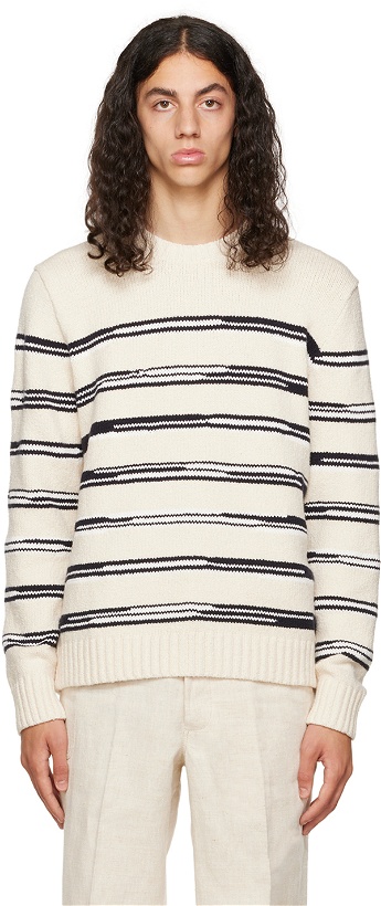 Photo: Vince Off-White Striped Sweater