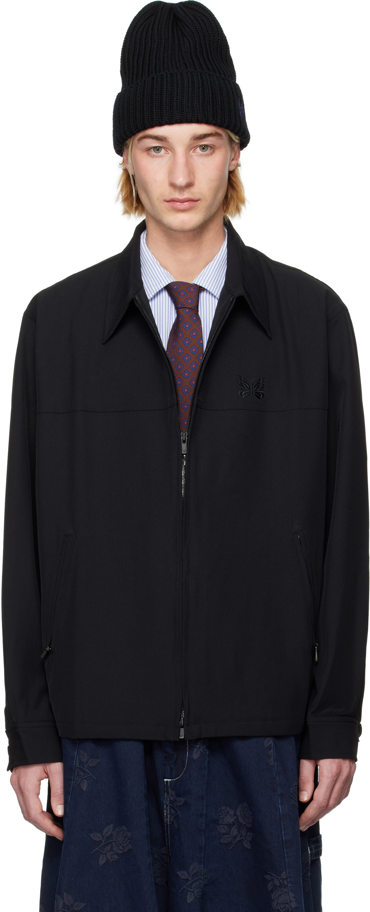 Black Sport Jacket by NEEDLES on Sale