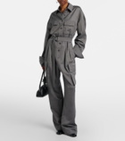 The Frankie Shop Linda belted jumpsuit