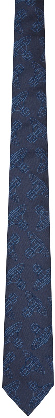Photo: Vivienne Westwood Navy Jacquard Tie