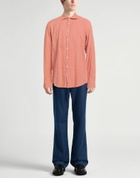 Massimo Alba Mens Shirt in Salmon pink