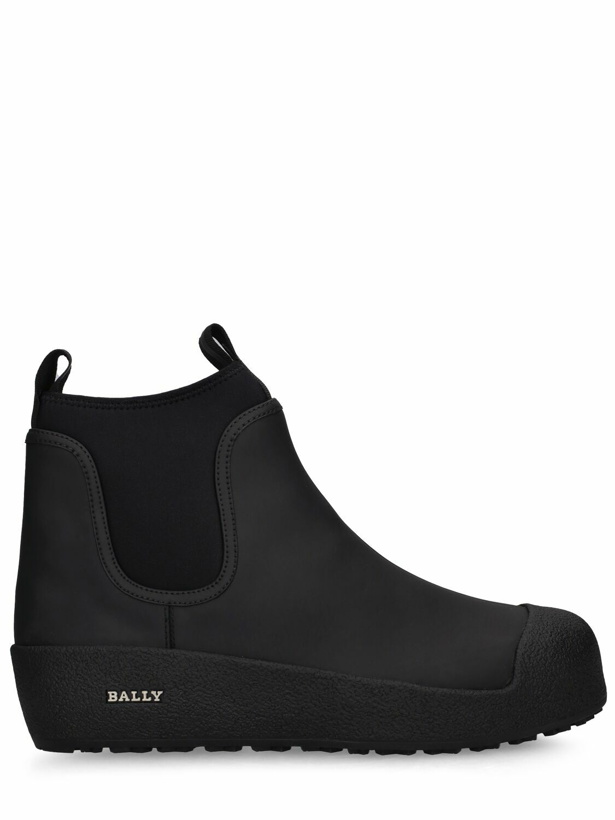 Photo: BALLY - 30mm Gadey Rubberized Leather Boots