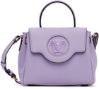 Versace Purple Medusa Top Handle Bag