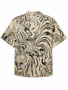 Wacko Maria - Tim Lehi Convertible-Collar Printed Woven Shirt - Neutrals