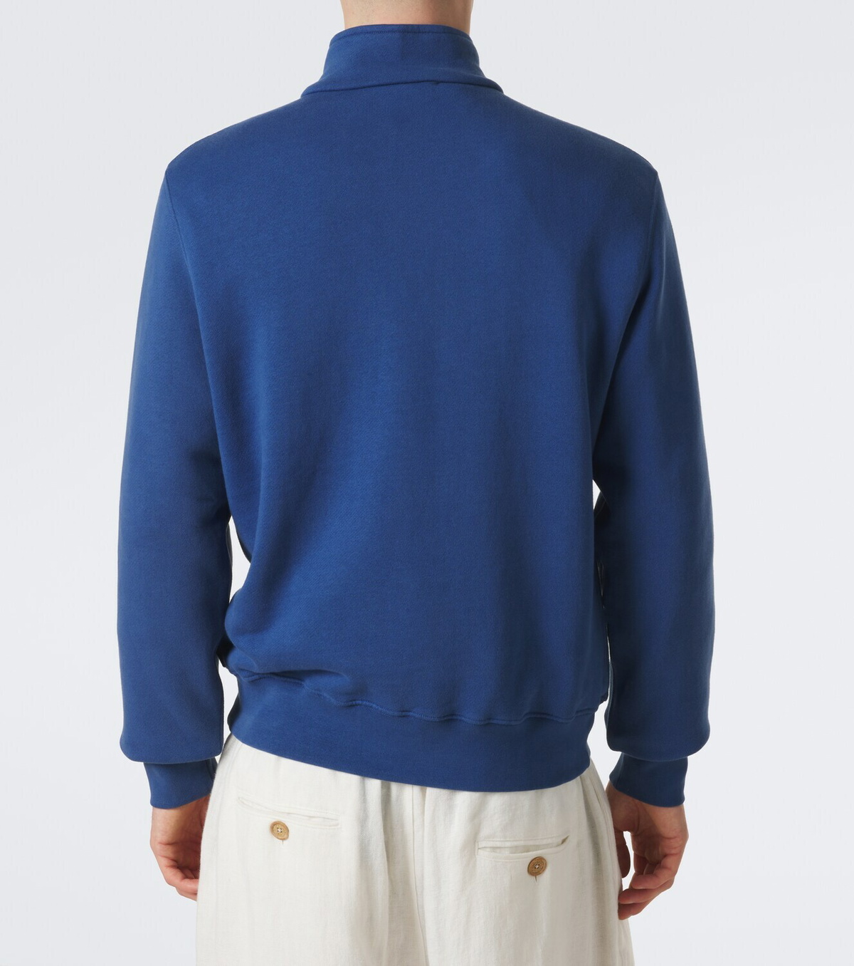 Orlebar Brown Wyatt cotton jersey half-zip sweatshirt