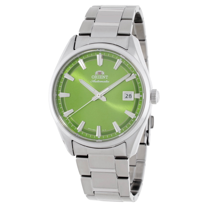 Photo: Orient Classic Stretto Date Automatic Green Dial Watch RA-AC0R05E30B