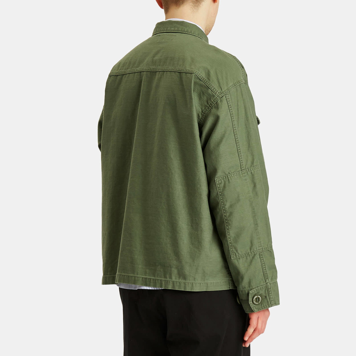 Neighborhood Men's BDU Shirt in Olive Drab