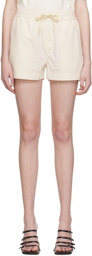 HOPE Off-White Beam Shorts