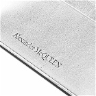 Alexander McQueen Men's Card Holder in Silver