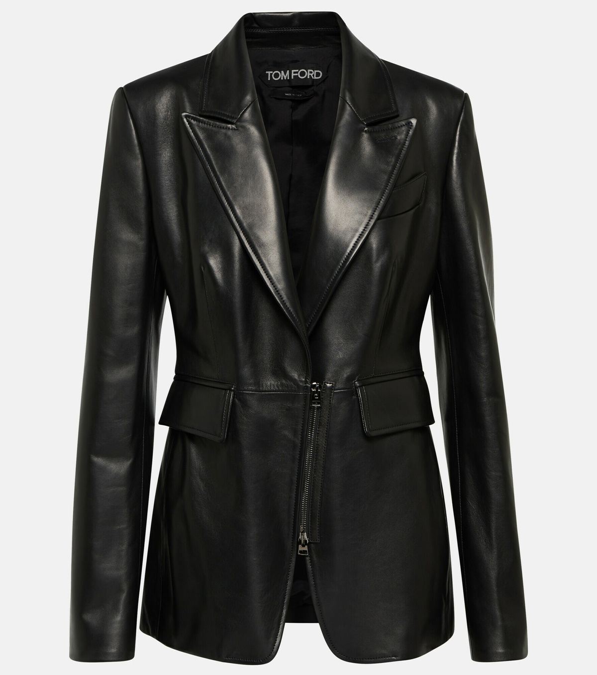 Tom Ford Women's Leather Blazer Black