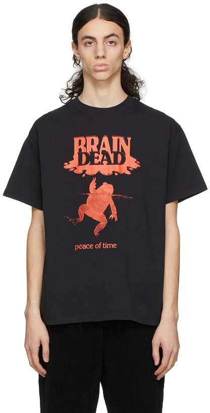 Photo: Brain Dead Black Peace Of Time T-Shirt