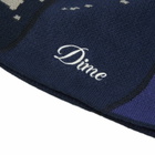 Dime Men's Reverse Stitch Skully Beanie in Navy 