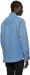 Hugo Blue Oversized Denim Shirt
