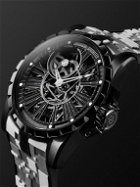 Roger Dubuis - Excalibur 45 Automatic 45mm DLC Titanium and Rubber Watch, Ref. No. RDDBEX0907