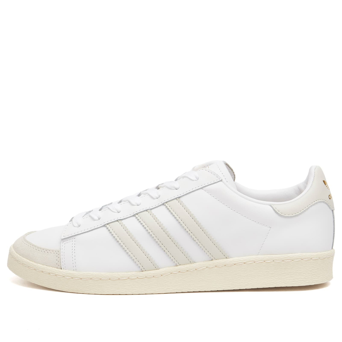 Adidas Jabbar Lo Sneaker in White/Orbit Grey