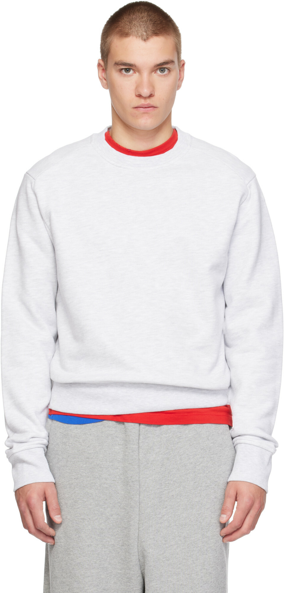 Entire Studios Gray Pod Crew Sweatshirt