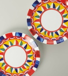 Dolce&Gabbana Casa - Set of 2 porcelain dessert plates
