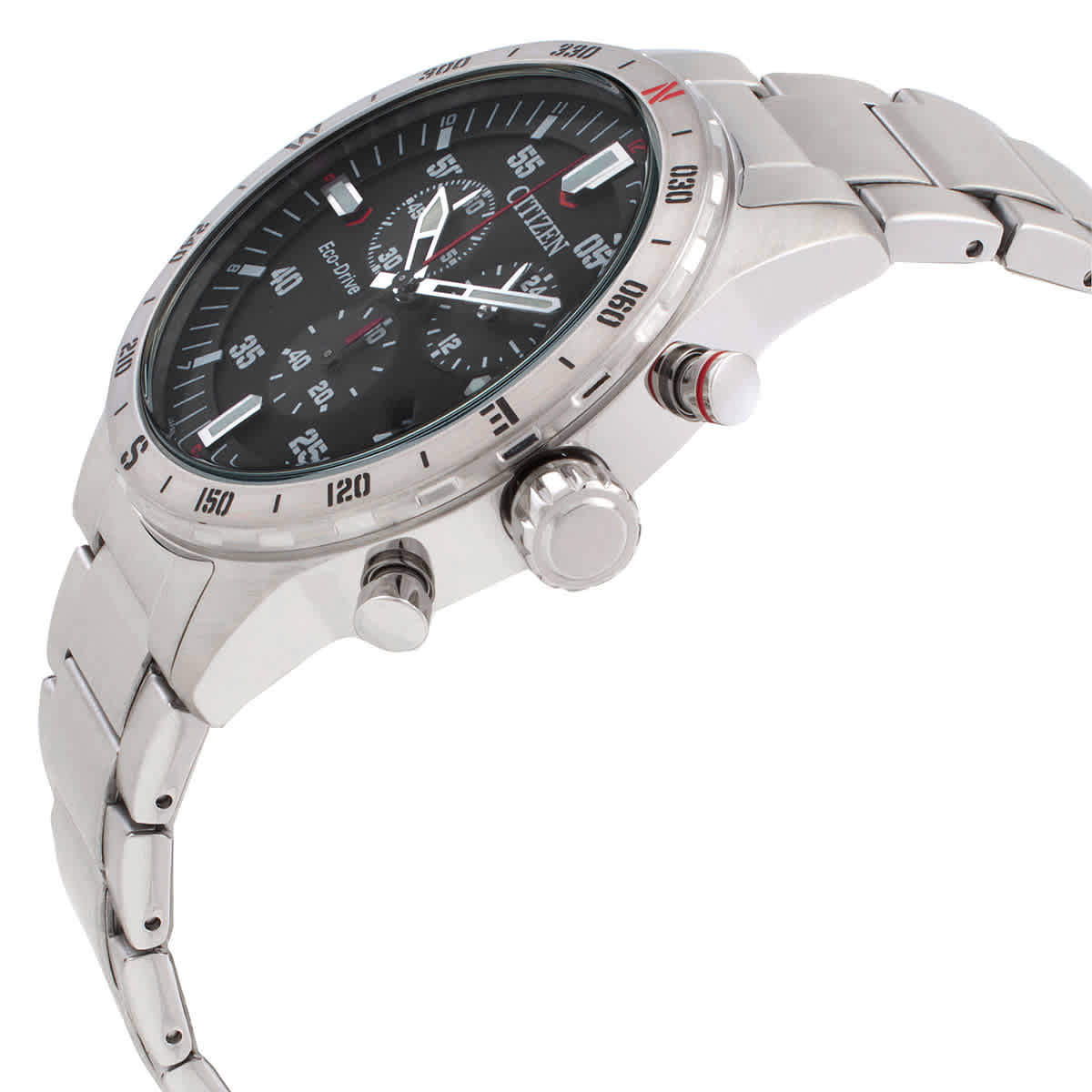 Citizen Orologio Uomo AT2520-89E | Cronografo Eco-Drive, Cassa 43mm, Bracciale Acciaio, 10 ATM