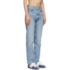 AGOLDE Blue 90's Pinch Waist High Rise Straight Jeans