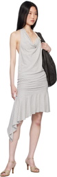 Belle The Label Gray & White Miray Tank Top