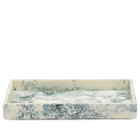 ferm LIVING Mist Tray - 15x20cm in Emerald/Off-White 