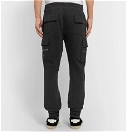 Dolce & Gabbana - Tapered Loopback Cotton-Jersey Sweatpants - Charcoal