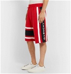 Givenchy - Loopback Cotton-Jersey Shorts - Red
