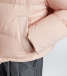 Yves Salomon Doudoune shearling-trimmed down jacket