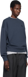 Maison Kitsuné Navy Bold Fox Head Patch Comfort Sweatshirt