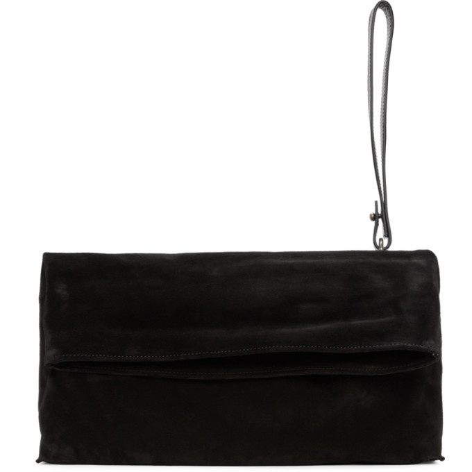 Judith Leiber Black Suede Evening Bag Clutch with Silk Tassel – Ladybag  International