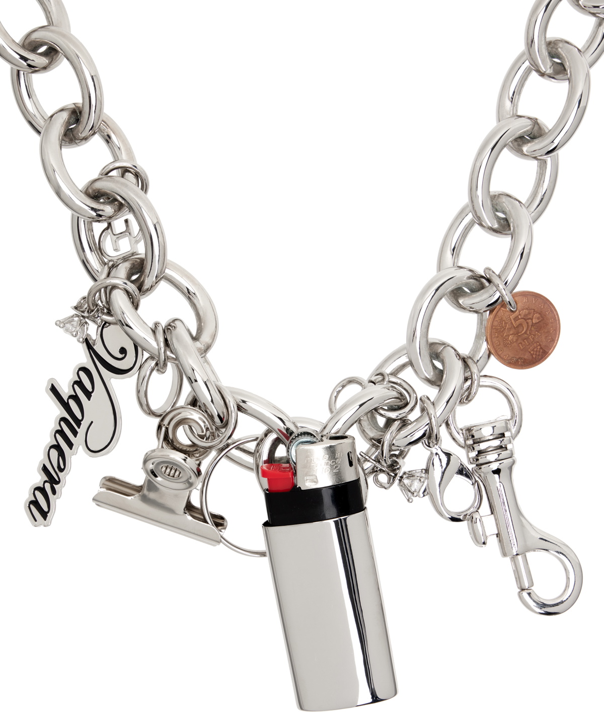 VAQUERA Silver D'heygere Edition 2.0 Charm Necklace