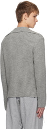 NVRFRGT Gray V-Neck Sweater