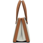 Loewe Grey and Tan Postal Bag