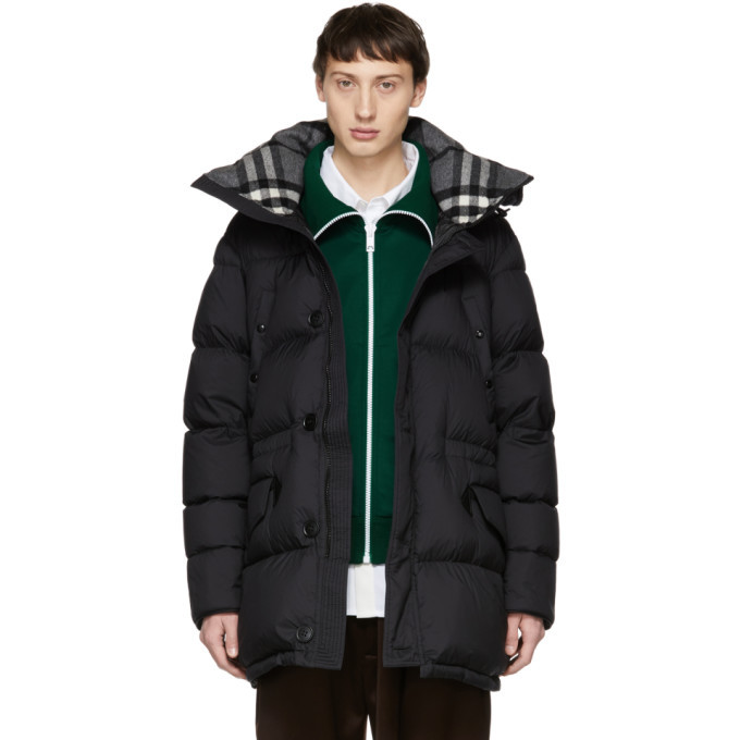 Burberry Black Hartson Coat