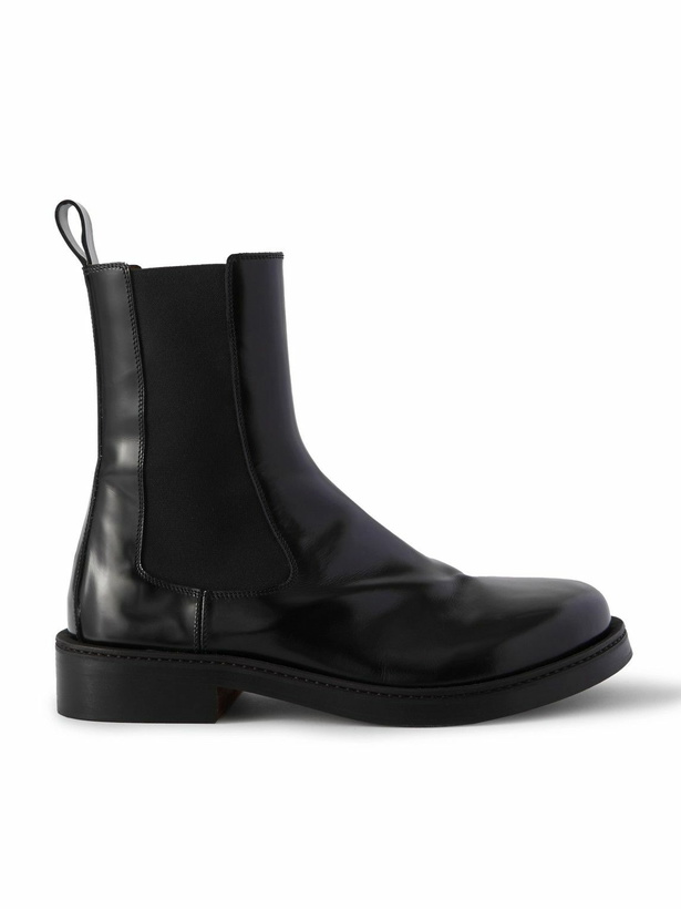 Photo: Alexander McQueen - Leather Chelsea Boots - Black