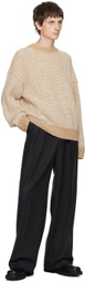 Filippa K Beige Twotone Sweater