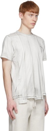 ADER error Grey Cotton T-Shirt
