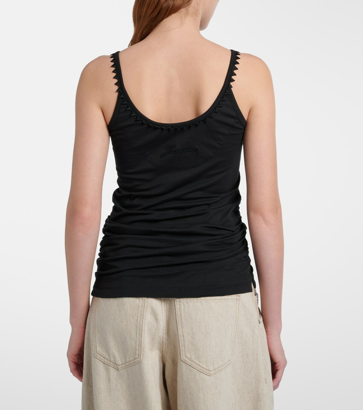 Jacquemus Clavela cotton tank top