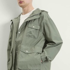Snow Peak Men's Light Dobby Cloth Parka Jacket in Forage