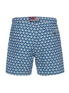 MC2 Saint Barth Man Lightweight Fabric Swim-shorts Lighting Micro Fantasy With Crab Print