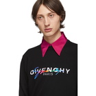 Givenchy Black Wool Signature Logo Sweater