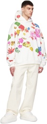 Marni Off-White Floral Hoodie