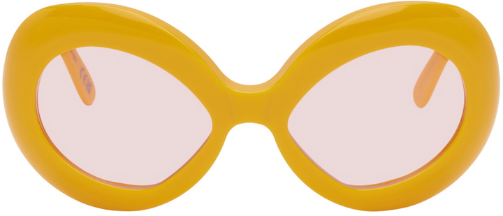 Photo: Marni Orange RETROSUPERFUTURE Edition Lake Of Fire Sunglasses