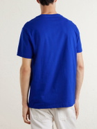 Polo Ralph Lauren - Logo-Embroidered Cotton-Jersey T-Shirt - Blue