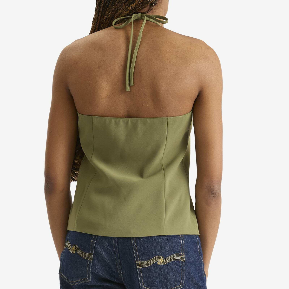 4th & Reckless Women's Sabrina Waistcoat in Khaki