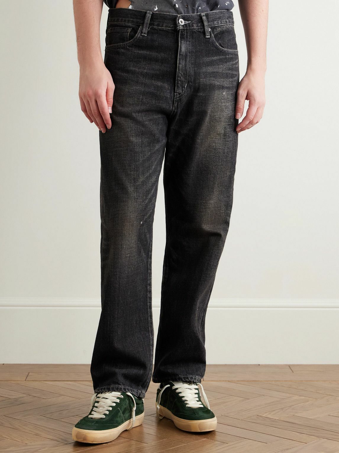 Neighborhood - DP Basic Straight-Leg Selvedge Jeans - Black